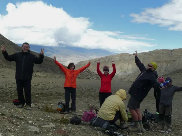 Happy Clients During Trek Web