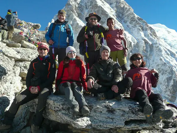 Guest at Kalapathar for Mt. Everest View